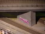 Selbst vor Modellbahnen machen die Graffitis nicht halt...